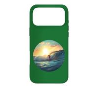 Vie océanique. Catching Waves, Surfer Coque pour iPhone 17 Pro Max