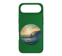Vie océanique. Catching Waves, Surfer Coque pour iPhone Air