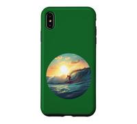 Vie océanique. Catching Waves, Surfer Coque pour iPhone XS Max