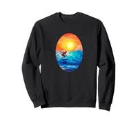 Vie océanique. Catching Waves, Surfer Sweatshirt