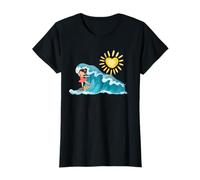 Vie océanique. Catching Waves, Surfer T-Shirt