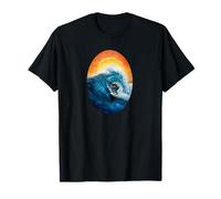 Vie océanique. Catching Waves, Surfer T-Shirt