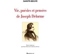 Vie, poésies et pensées de Joseph Delorme Charles-Augustin Sainte-Beuve (Auteur)