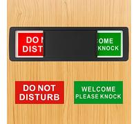 Vie Privée Signe, Ne Pas Déranger Bienvenue Veuillez frapper à La Porte Curseur Indicateur, Bureau Conférence Signe, 17.8 x 5.1 cm Maison Chambre Vie Privée Porte Coulissante Signe