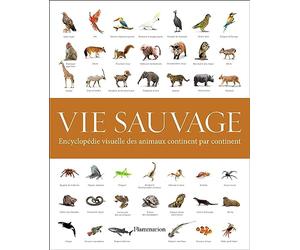 Vie sauvage: Encyclopédie visuelle des animaux, continent par continent