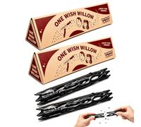 Viechoes One Wish Willow Sticks, 3 répliques de baguettes de souhaits, conçues par les fans de films d'horreur, un magnifique cadeau de vœux.