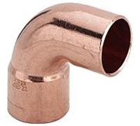 Viega Winkel 102067 28 mm, 90 °, bout uni, cuivre