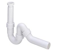 Viega 102821 G 2000 2000 / 2xDN50 – plastique blanc avec coude de vidange à 45°