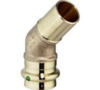 Viega 109332 15 mm, 45 °, bronze ou bronze au silicium, SC-Contur, embout mâle