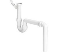 Viega 109400 G 2000 2000 / 2xDN 50, plastique blanc , avec coude de vidange à 90 degrés