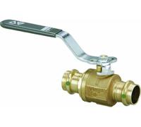 Viega 22054 ProPress Robinet à boisseau sphérique en bronze avec garniture en acier inoxydable 1/2"