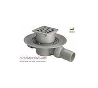 Viega 557119 Drain Pour Baignoire Advantix 4935.1 Avec Rehausse 100 X 100 Mm