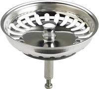 insert de tamis Viega 680695 Ø 82 mm, acier inoxydable, pour éviers avec mécanisme à câble Bowden