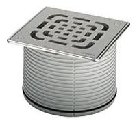 Viega Advantix 555535 150 x 150 mm, plastique gris, vissé