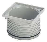 Viega Advantix cadre gerbable 534516 100x100mm, plastique gris, avec cadre en plastique
