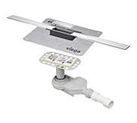 Viega Caniveau de douche Advantix Cleviva 794507 1000 mm, acier inoxydable, modèle de rénovation