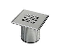 Viega Advantix rehausse et rallonge pour siphon de sol hauteur 100mm 150x150mm avec joint torique non vissé acier inoxydable 555245