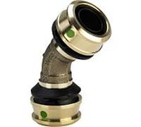 Viega Raxofix arc 647094 40 mm, 45 degrés, avec contour SC, bronze au silicium
