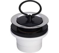 Viega robinet de vidange robinet de vidange d'évier 101961 G 2000 2000 /2 x 70 mm, hauteur du fond du robinet 40 mm, plastique blanc