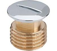 Viega bouchon 112592 G 3/4, laiton chromé, avec carré