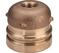 Viega Bouchon d'étanchéité Sanpress XL 353391108 mm x Rp 3/4, bronze, SC-Contur