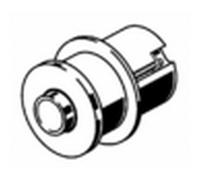 Viega Bouton poussoir chromé à 1 bouton 736941