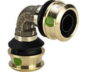 Viega bow Raxofix 647025 25mm, 90 degrés, avec SC-Contur, bronze de silicium