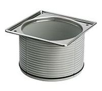 Viega Cadre d'empilage Advantix 489038 150 x 150 mm, acier inoxydable, avec joint anti-retour