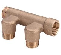 Viega Distributeur 2005.7 IN G3/4 - 1fach Bronze Rouge