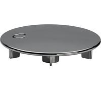 Viega – Ensemble d'équipement Domoplex 649968 – Couvercle chromé Ø75 mm pour trou Ø52 mm