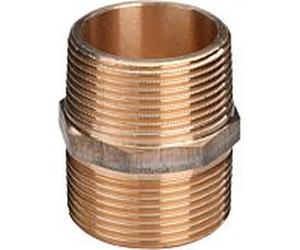 Viega double embout 282356 R 3/8, bronze, polygonal