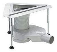 Viega Advantix Corps d'encastrement pour évacuation de salle de bains, pour une installation standard DN 40/50, 627010,