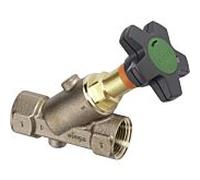Viega Easytop vanne à siège incliné 756734 DN 25, Rp 2000 , bronze, pour support de compteur d'eau