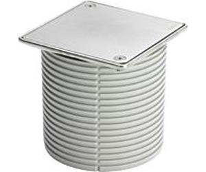 Viega essai 4934,31 100x100mm, avec cadre en acier inoxydable, verrouillable