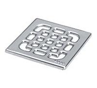 Viega grille 4933.3 94x94mm, Inox dessiné 2000 .4301