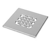 Viega grille 554866 143x143mm, dessiné, Inox