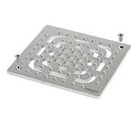 Viega grille 560768 143 x 143 mm, match1, solide, Inox