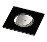 Viega Grille Advantix 617141 94x94mm, Visign RS5, noir transparent