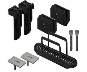 Viega Jeu de pièces détachées pour grille enfichable avec capuchons décoratifs mats et collecteur de saleté 686383