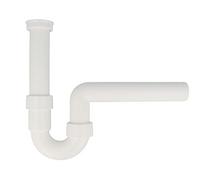 Viega Siphon pour tuyau 105716 G 2000 2000/2 x DN 40, plastique blanc, sortie horizontale