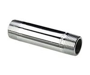 Viega longue mamelon 447 533 3530, chromé dans R1 / 2 x 60mm bronze