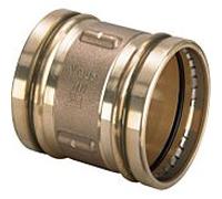 Viega Manchon coulissant Sanpress XL 353322 88,9 mm, bronze, SC-Contur, avec éléments d'étanchéité EPDM