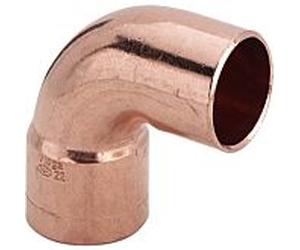 Viega match0 118891 54 mm, 90°, bout uni, cuivre