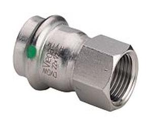 Viega match1 Inox 436605 18mmxRp 3/4, acier inoxydable, polygonal, SC-Contur