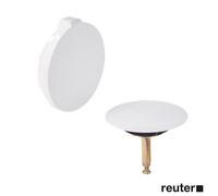 Viega Multiplex cache Visign M5 pour garnitures de vidage et de trop plein, pour baignoire standard, 735883, Visign M5