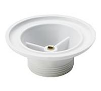 Viega partie inférieure 114336 G 2000 2000 / 2, plastique blanc