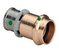 Viega Pièce de transition Sanpress 317430 20 x 15 mm, avec SC-Contur, bronze