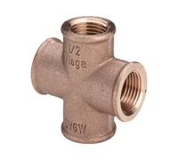 Viega Pièce en Croix 3180 IN Rp3/8 Bronze Rouge