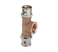 Viega Pièce en T Avec Noir Sanfix P 2117 IN 32mm X Rp1 X 32mm Bronze Rouge