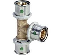 Viega Pièce en T Sanfix-P 566722 25 x 16 x 20 mm, avec SC-Contur, bronze